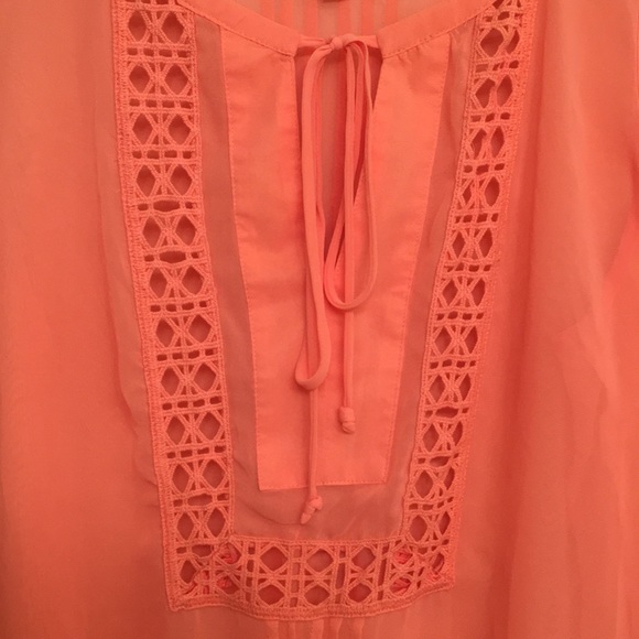 EUC Sleeveless sheer Blouse / Loose fit - Picture 7 of 14